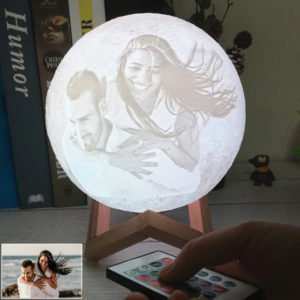 3D Printed Photo Moon Lamp