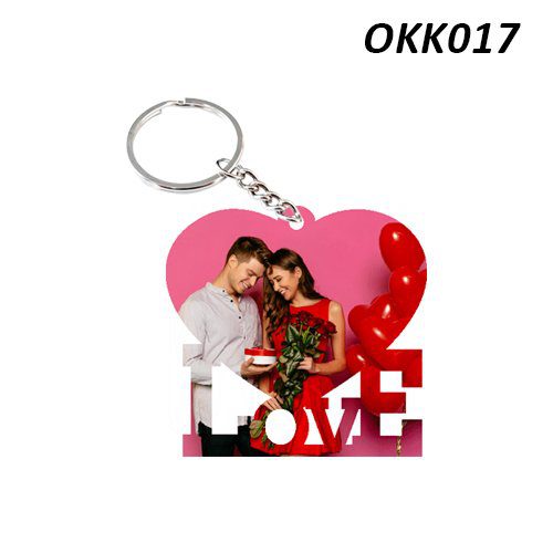 Wooden Keychain Love OKK17