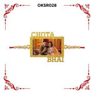 Best Personalized Chota Bhai Photo Rakhi OKSR28
