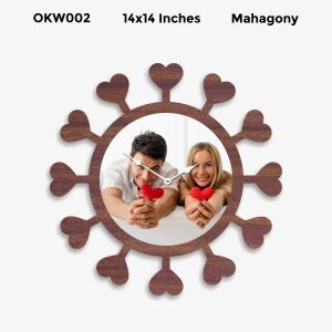 Buy Best Heart Personalized Clock OKW002