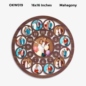 Buy Best 12 Photo Designer Personalized Clock OKW019