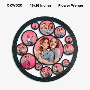 Buy Best 12 Photo Designer Personalized Clock OKW020
