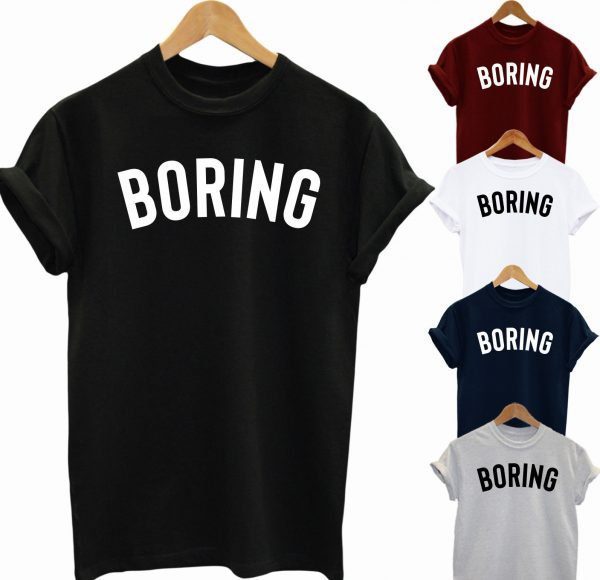 boring T shirt
