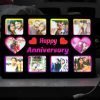 LED Personalized Happy Anniversary Photo Frames OKLED01