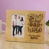 Best Dad In The World Engraved Photo Frame