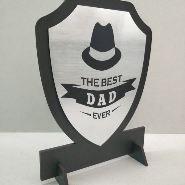 Trophy Best Dad Ever Engraved