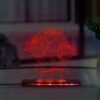 3D ACRYLIC ROSE LED TABLE LOVE LAMP RED