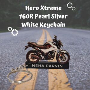 Best Hero Xtreme 160R Pearl Silver White Keychain