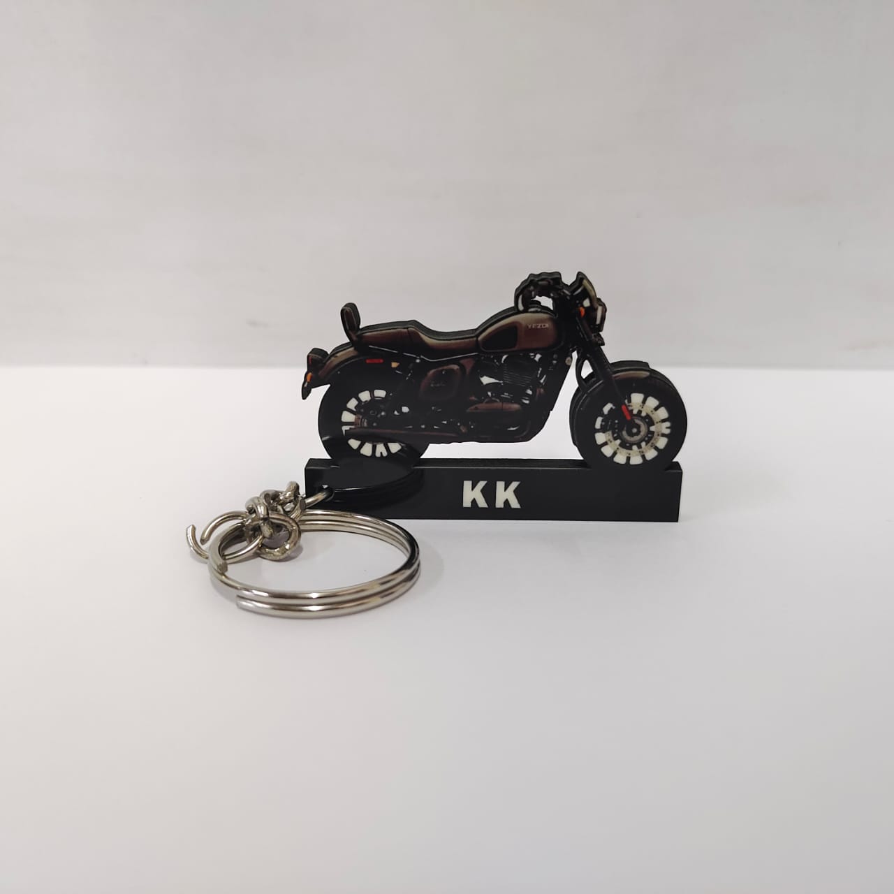 Best Yezdi Roadster Smoke Grey Customized Keychain 334 CC