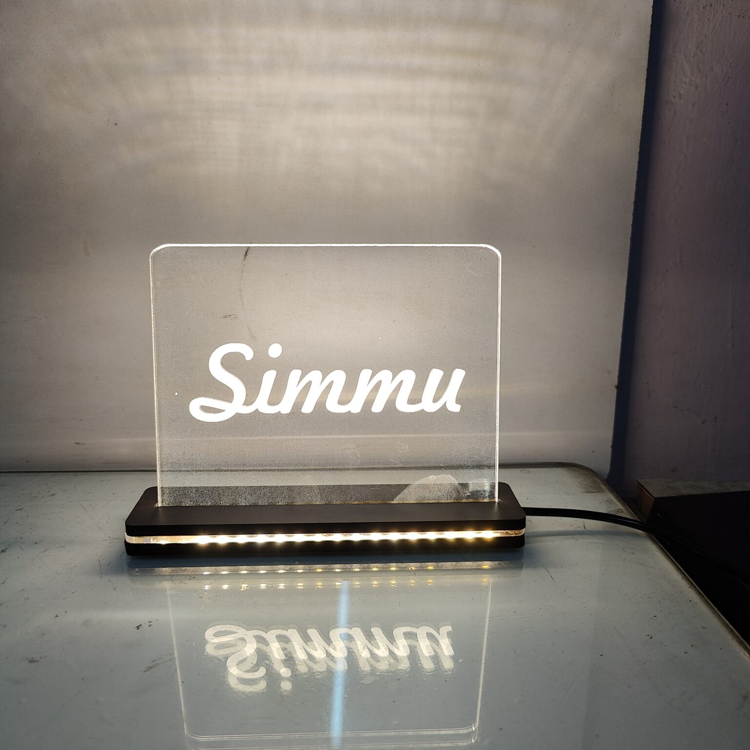 Personalized Acrylic 3D Name Illusion Led Lamp