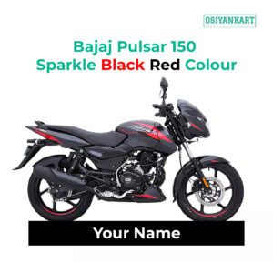 Bajaj Pulsar 150 Sparkle Black Red Bike Keychain