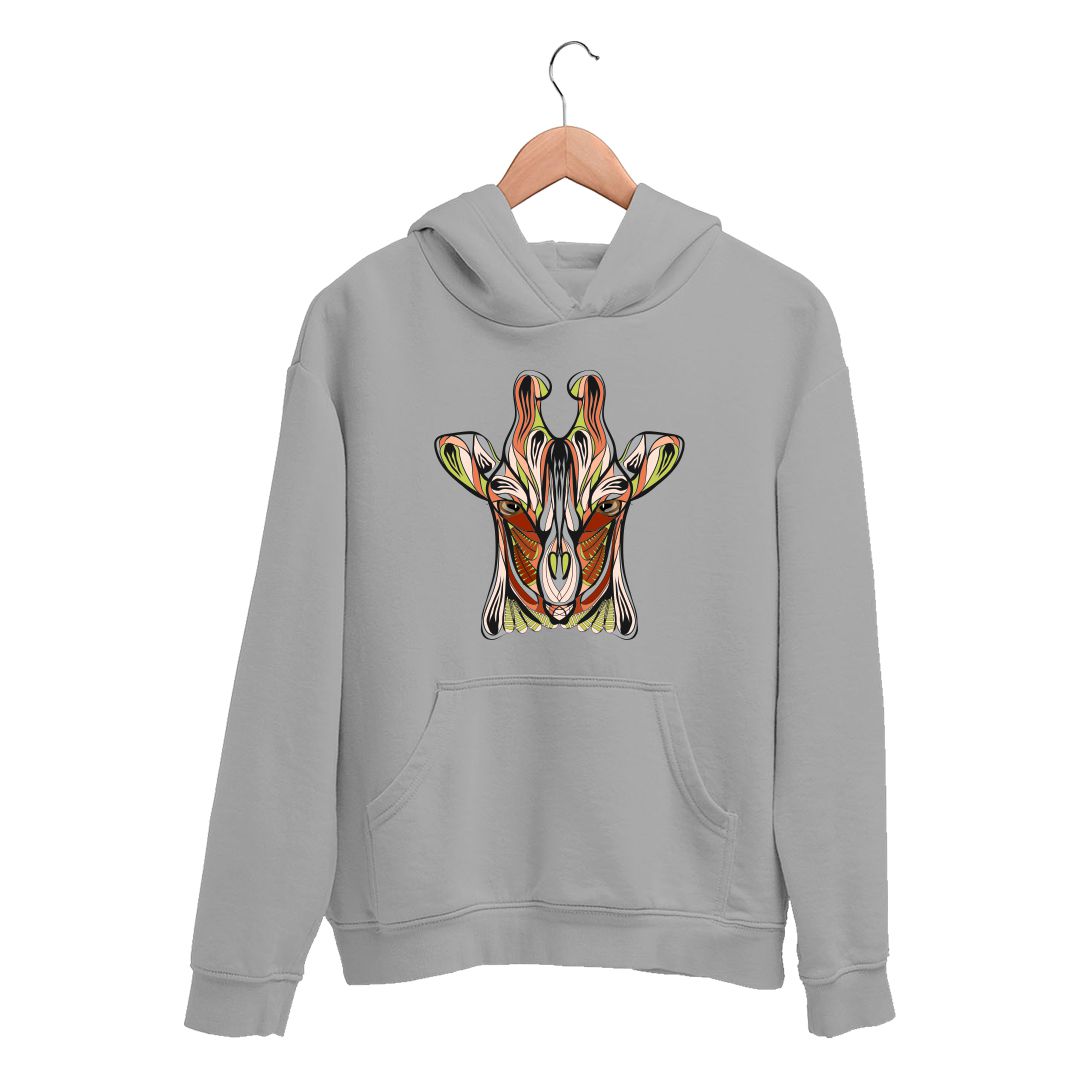 Best Unisex Printed Hoodie Ethnic Giraffe Design
