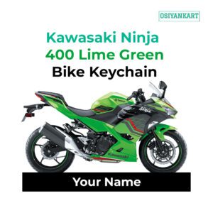 Best Kawasaki Ninja 400 Lime Green Bike Keychain