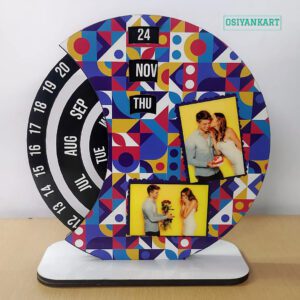 Best Love Perpetual Photo Rotating Calendar | Personalized Table Calendar | OKPC01