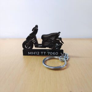 Best Aprilia Storm 125 Black Scooty Keychain