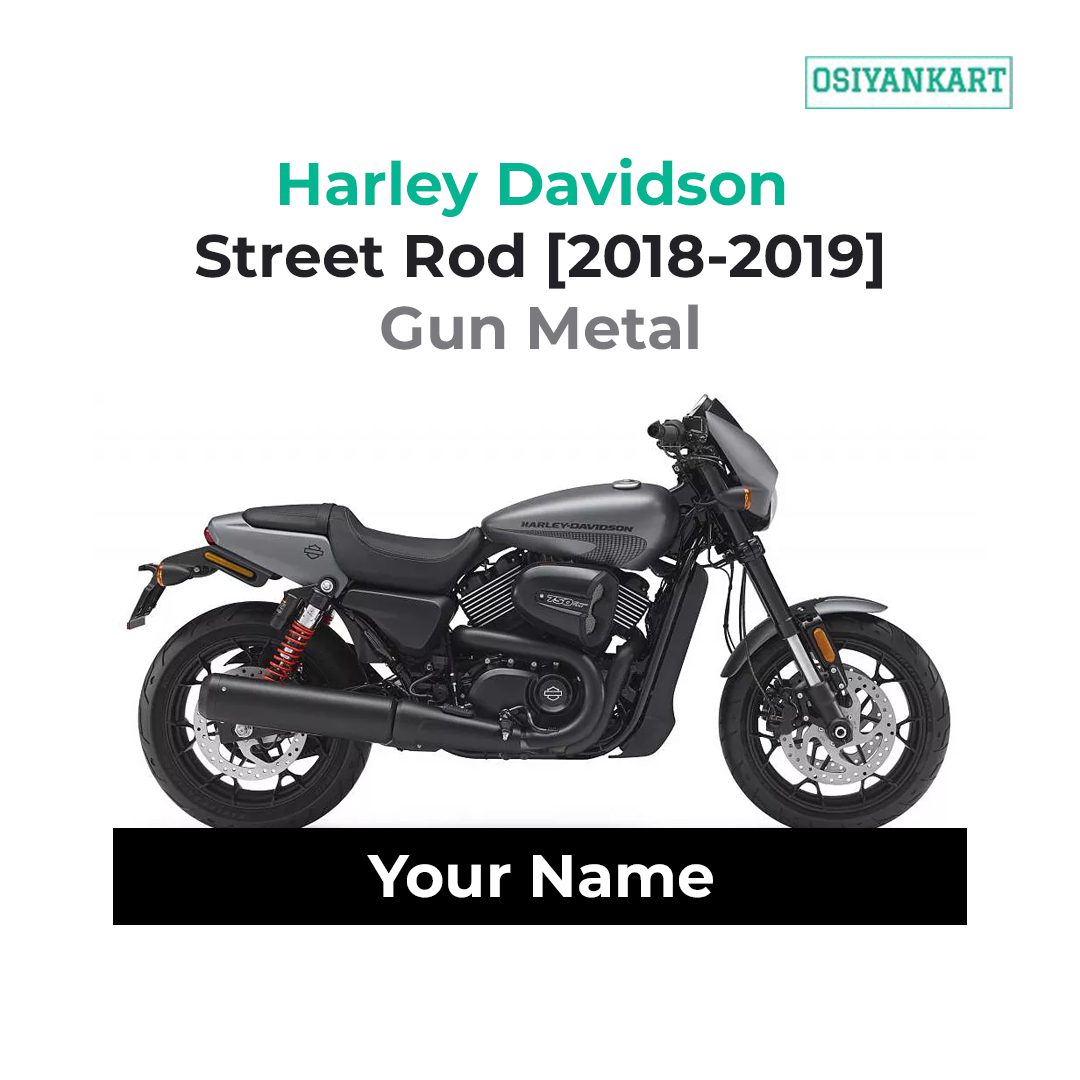 Best Harley Davidson Street Rod Gun Metal Keychain