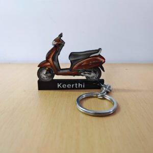 Best Honda Activa 5G Majestic Brown Metallic Scooty Keychain