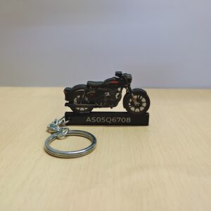 Best Royal Enfield classic 350 stealth black Keychain