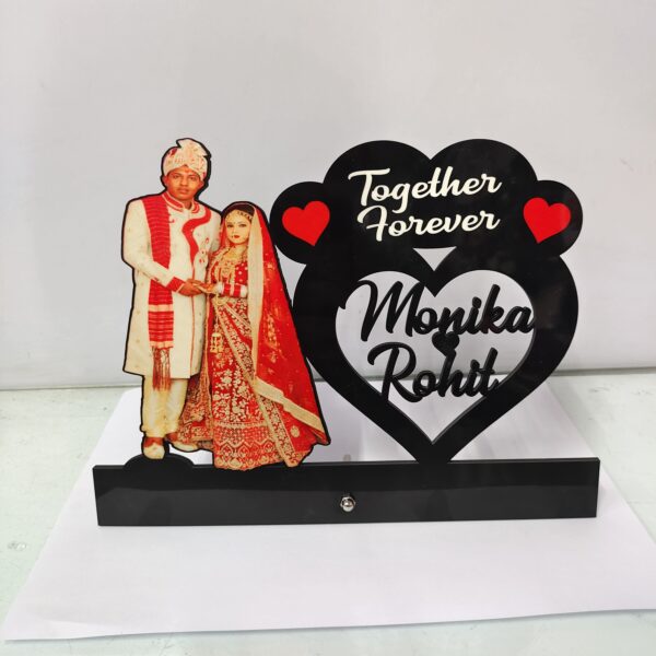 Together Forever Cutout Table Top Frame