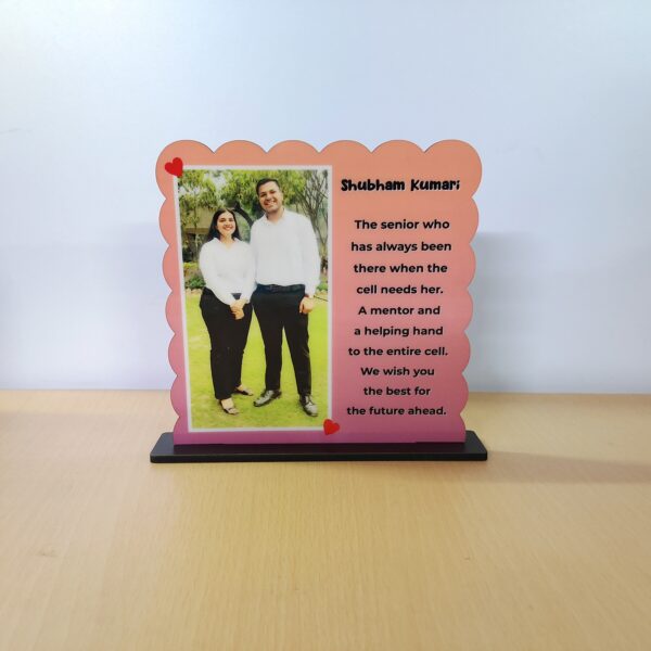 Personalized Designer Wooden Photo Frame Table Top
