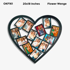 Personalized Heart Shaped Photo Frame OKF161