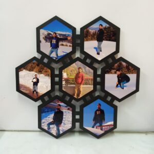 Personalized Hexagon Photo Frame OKF153