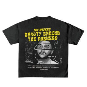 The Weeknd Designed Oversized T Shirt