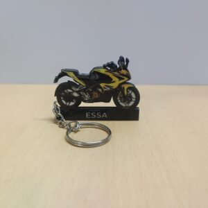 Best Bajaj Pulsar RS 200 yellow bike Keychain