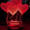 Buy Best Personalized Acrylic 3D illusion Lamp Heart OK3DL001