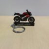 Best Bajaj Pulsar NS200 Burnt Red Bike Keychain