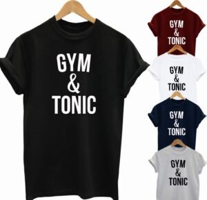 Buy Best Slogan Tee Gym And Tonic T Shirt 2020
