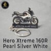 Best Hero Xtreme 160R Pearl Silver White Keychain