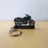 Best Honda Hness CB350 Matte Marshal Green Metallic Bike Keychain