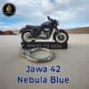 Best Jawa 42 Nebula Blue Keychain