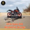 Best KTM 200 Duke Electronic Orange Bike Keychain