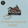 Best KTM Duke 250 Silver Metallic Keychain
