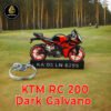 Best KTM RC 200 Dark Galvano Bike Keychain