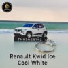 Best Renault Kwid Ice Cool White Car Keychain