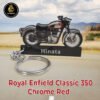 Best Royal Enfield classic 350 Chrome Red Bike Keychain