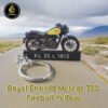 Best Royal Enfield meteor 350 fireball yellow Keychain