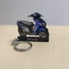 Best TVS Ntorq 125 Combat Blue Scooty Keychain