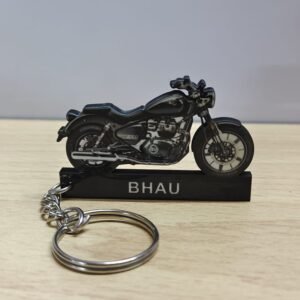 Royal Enfield super meteor 650 Interstellar Grey Keychain