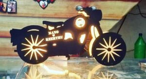 Buy Best Wooden Bike LED Name Board OKWL01