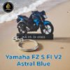 Best Yamaha FZ S FI V2 Astral Blue Bike Keychain