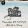 Best 150 Yamaha FZ S FI Metallic Grey Bike Keychain