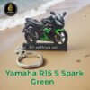 Best Yamaha R15 S Spark Green Bike Keychain