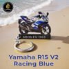 Best Yamaha R15 V2 Racing Blue Bike Keychain