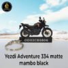 Best Yezdi Adventure Matte Mambo Black Customized Keychain