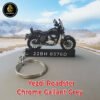 Best Yezdi Roadster Chrome Gallant Grey Customized Keychain