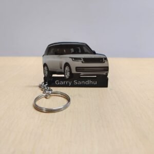 Best Land Rover Range Rover Fuji White Car Keychain